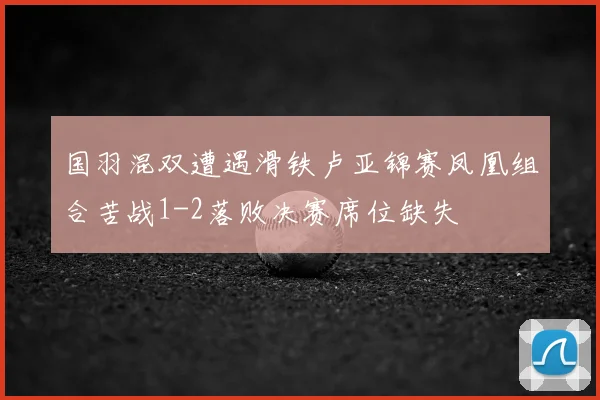 国羽混双遭遇滑铁卢亚锦赛凤凰组合苦战1-2落败决赛席位缺失